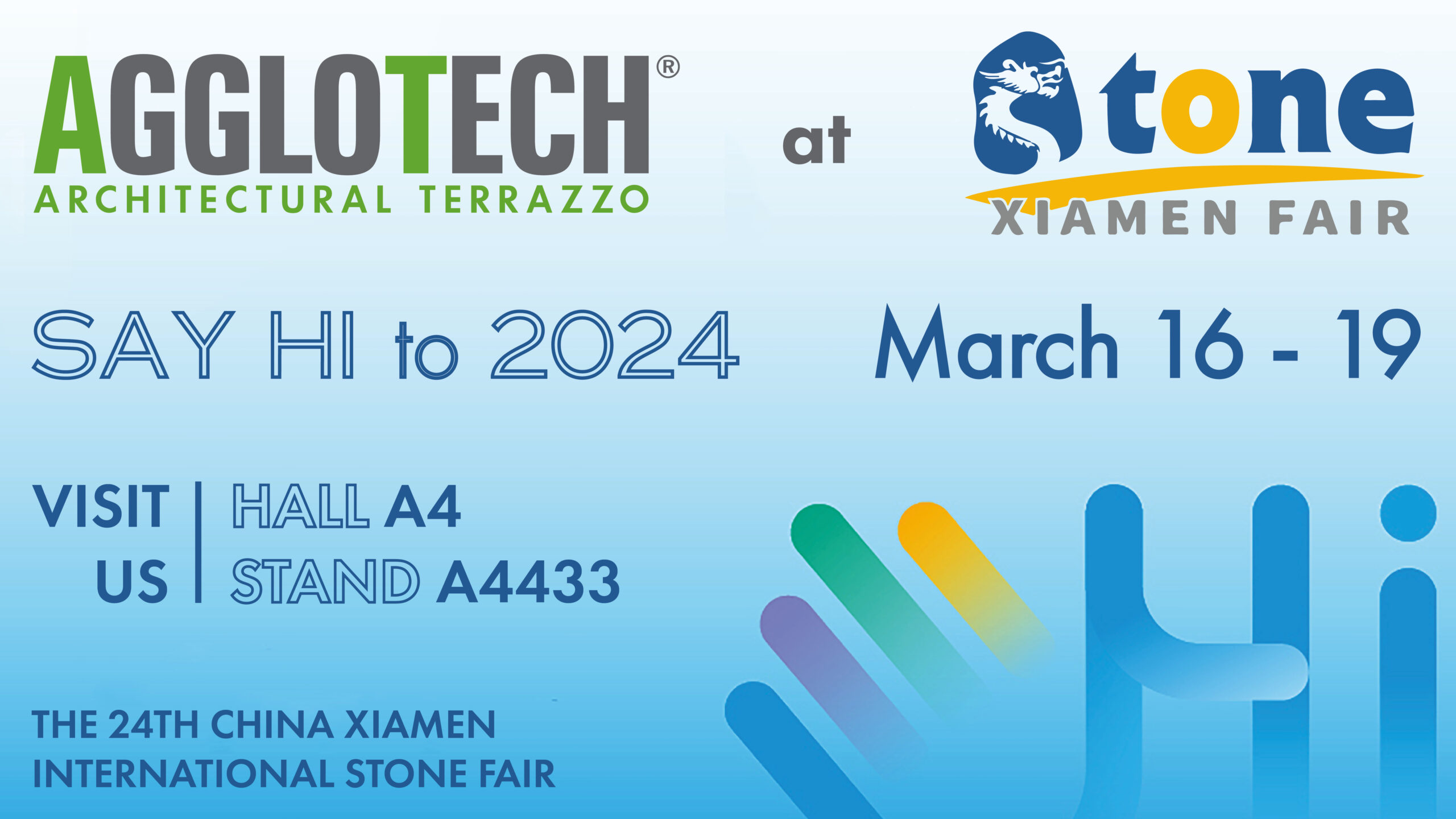 16 – 19 Marzo 2024: Agglotech vi aspetta a Xiamen