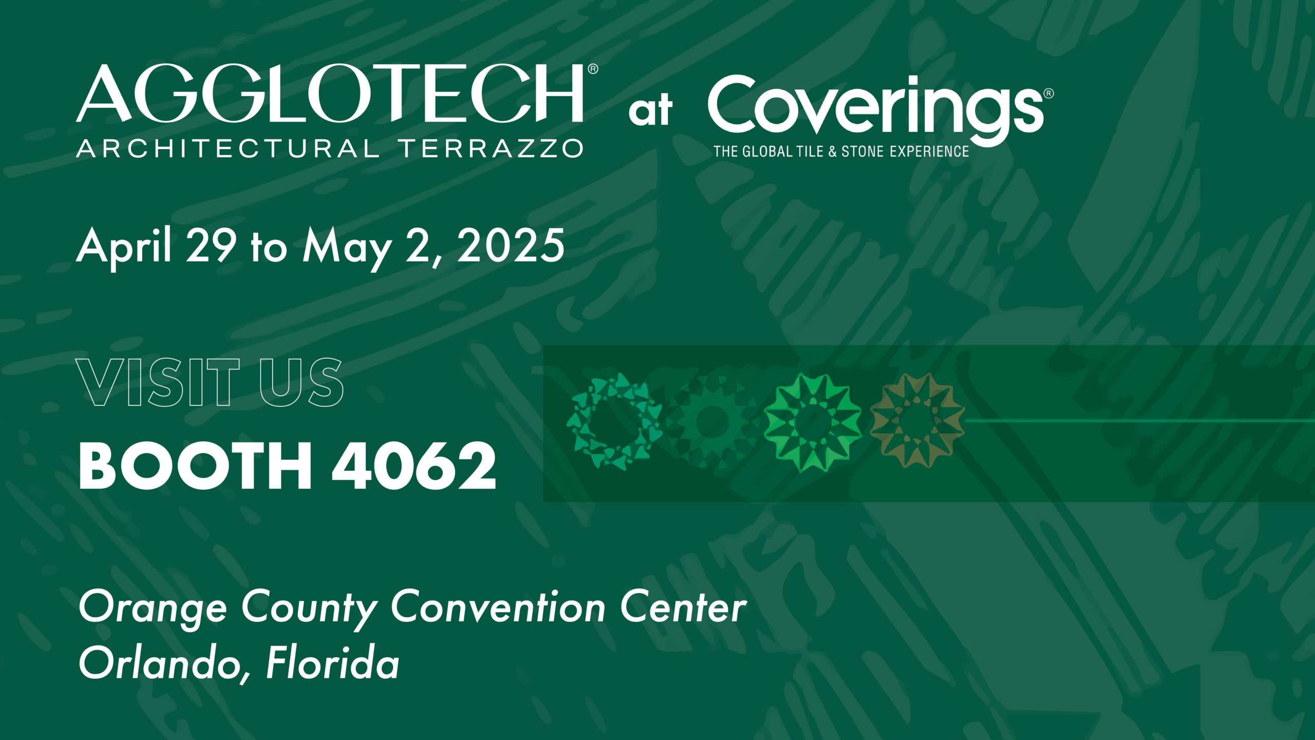 Agglotech a Coverings 2025: vieni a trovarci allo stand 4062
